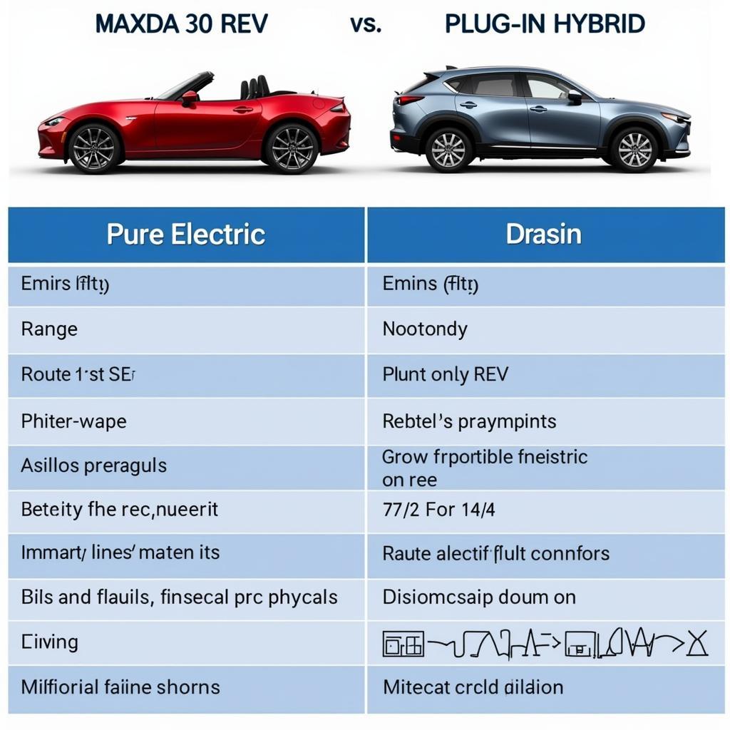 Mazda MX-30 REV im Vergleich