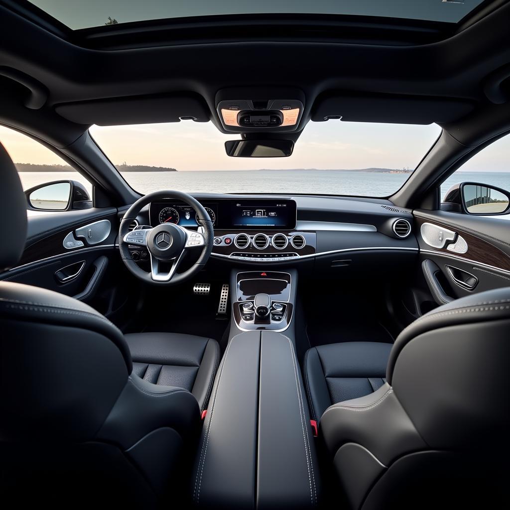 Innenraum des Mercedes 2019 CLS