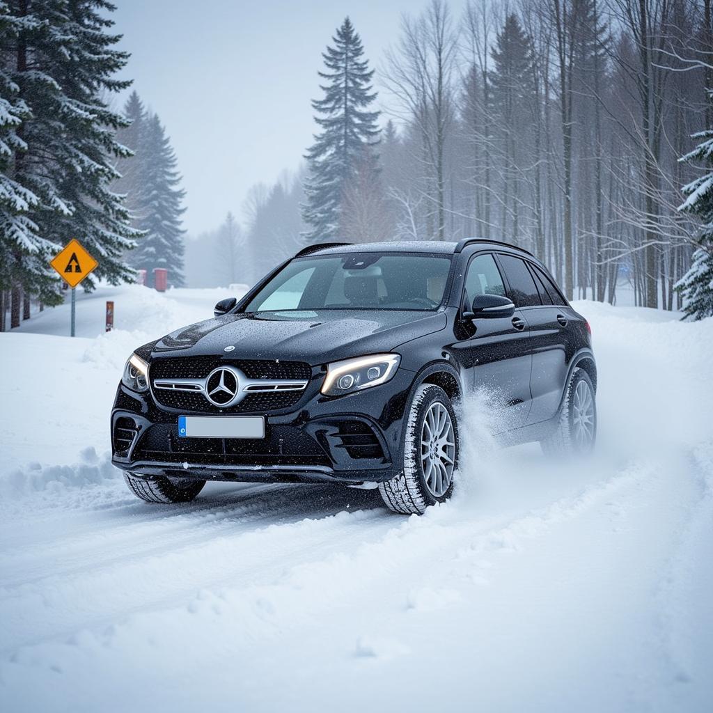 Vorteile von Mercedes 4MATIC im Winter