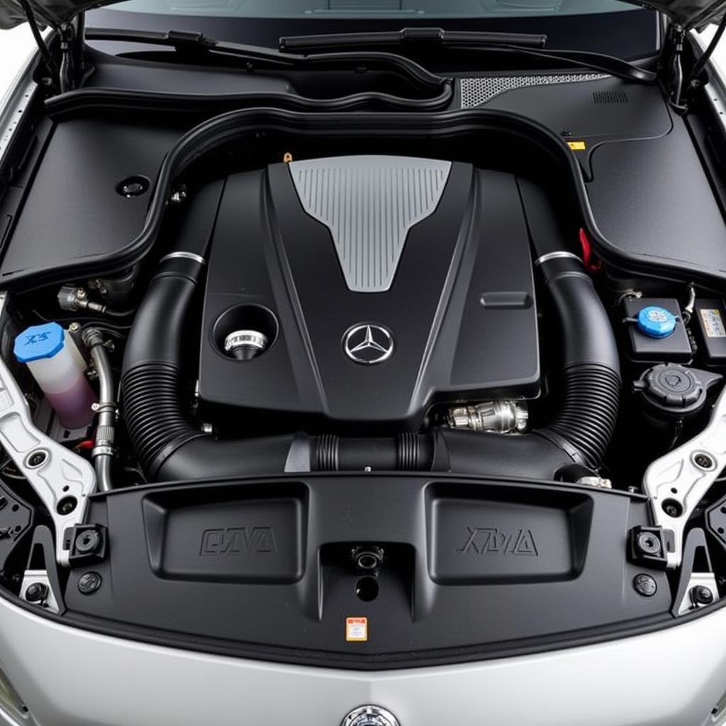 Mercedes-Benz CLA 2013 Motorraum