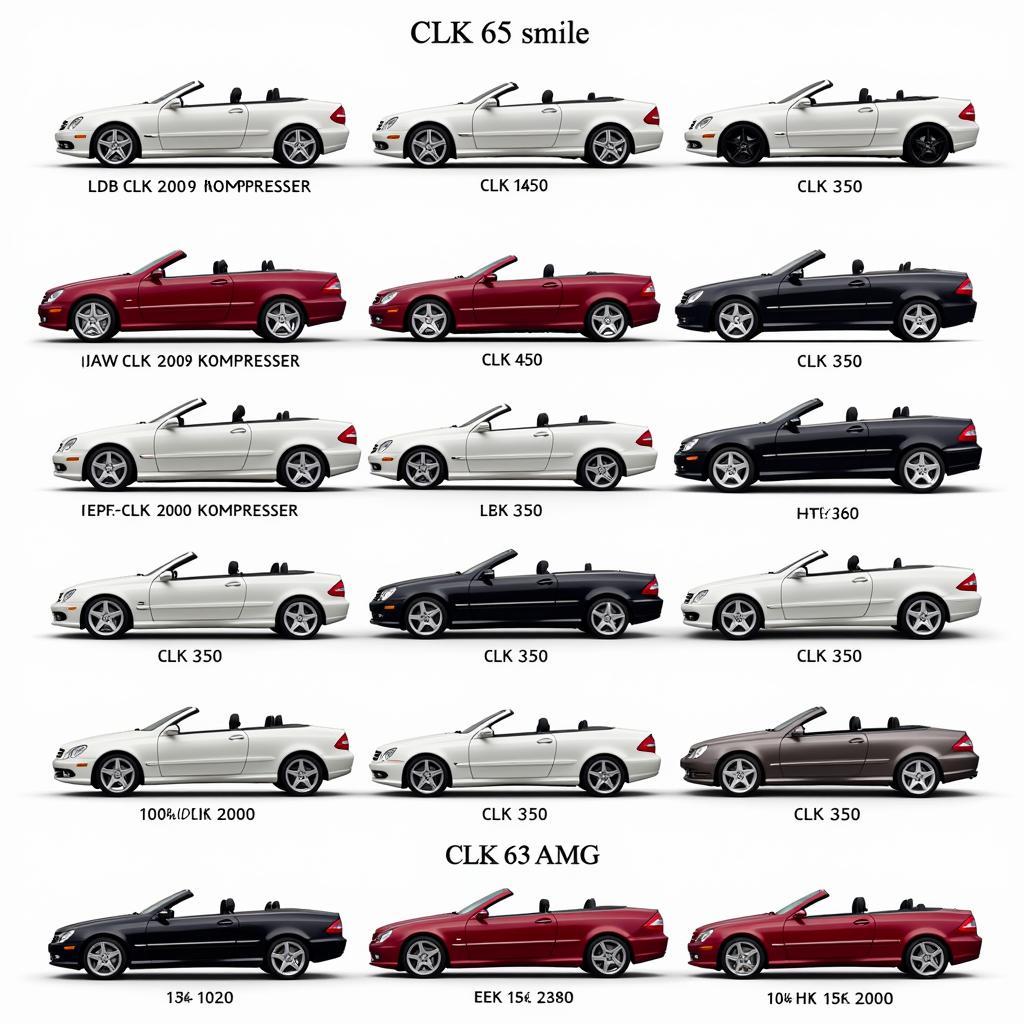 Mercedes Benz CLK 2008 Modelle im Überblick