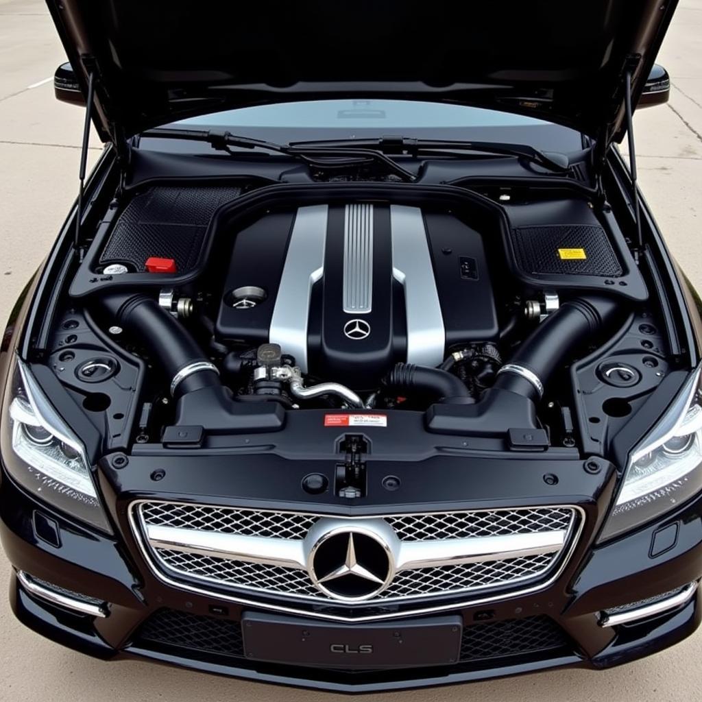 Mercedes CLS 2011 Motorraum