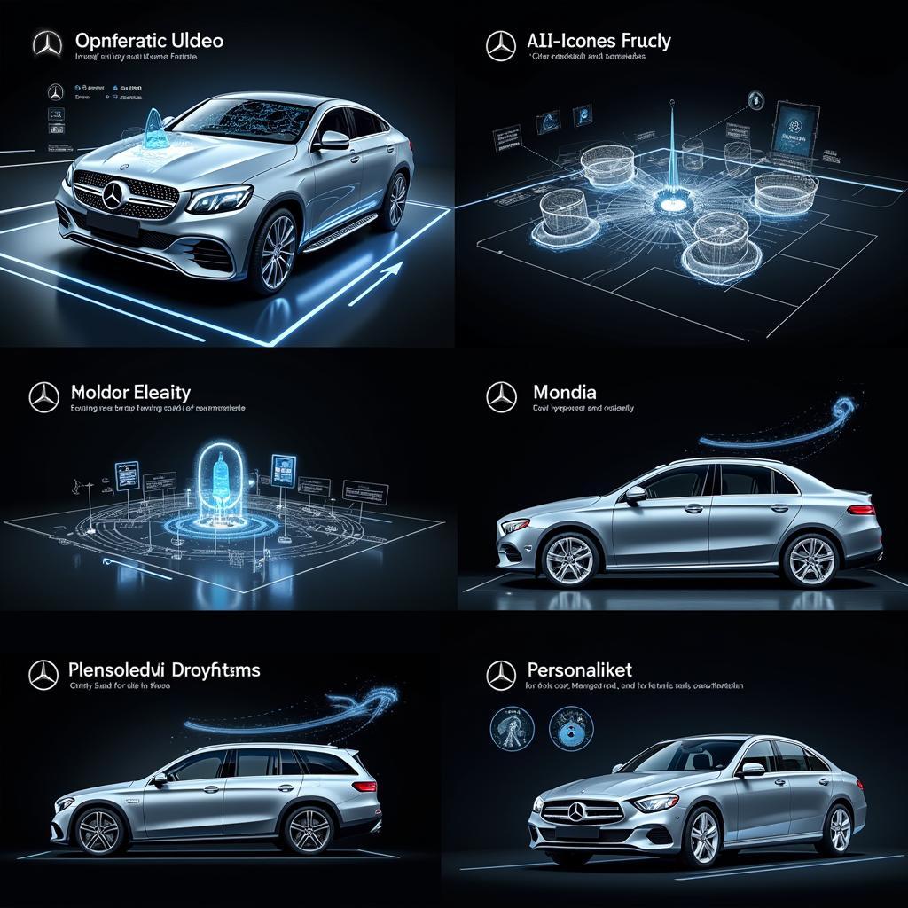 Zukunftsvisionen für Mercedes Displays: Augmented Reality, holografische Projektionen, personalisierte Assistenten