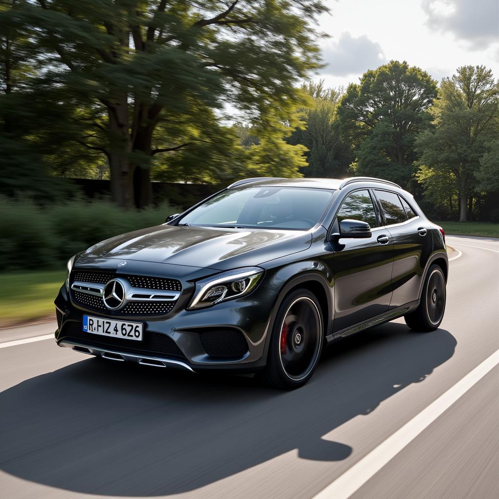 Äußeres Design des Mercedes GLA200