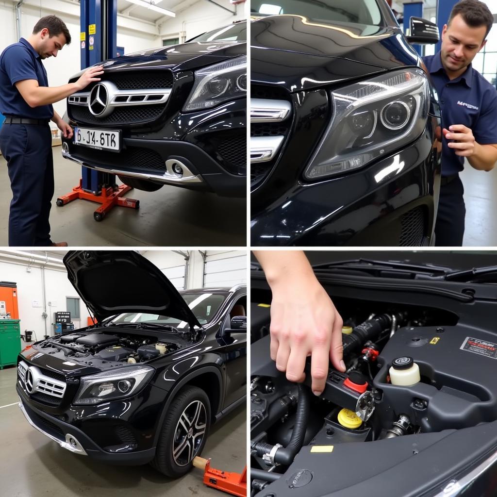 Wartung des Mercedes GLA200