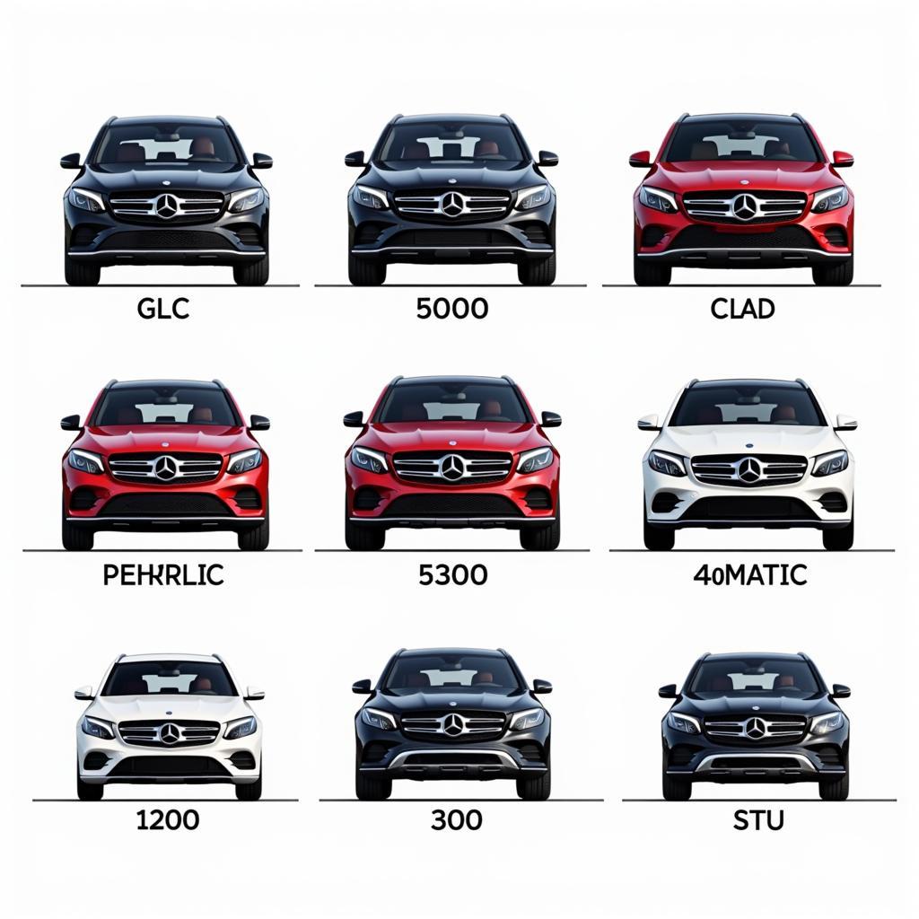 Mercedes GLC Gewicht Varianten