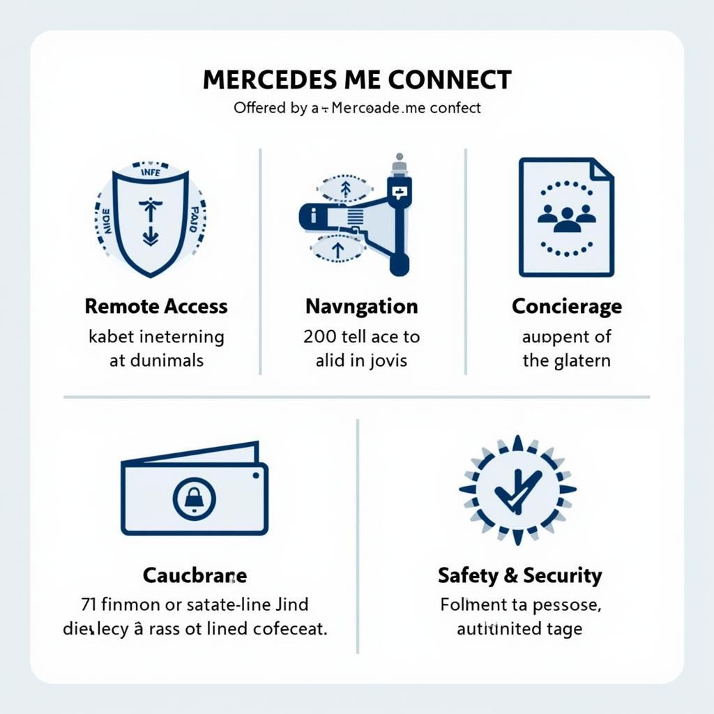 Übersicht der Mercedes me connect Dienste