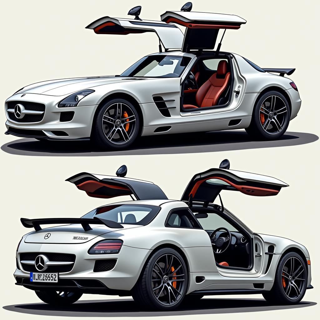 Das atemberaubende Design des Mercedes SLS McLaren