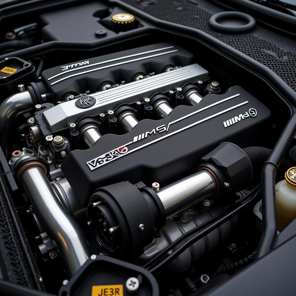 Der M159 V8-Motor des Mercedes SLS McLaren