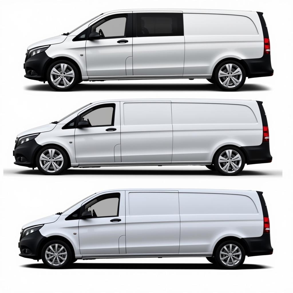 Vergleich verschiedener Mercedes Vito Felgengrößen