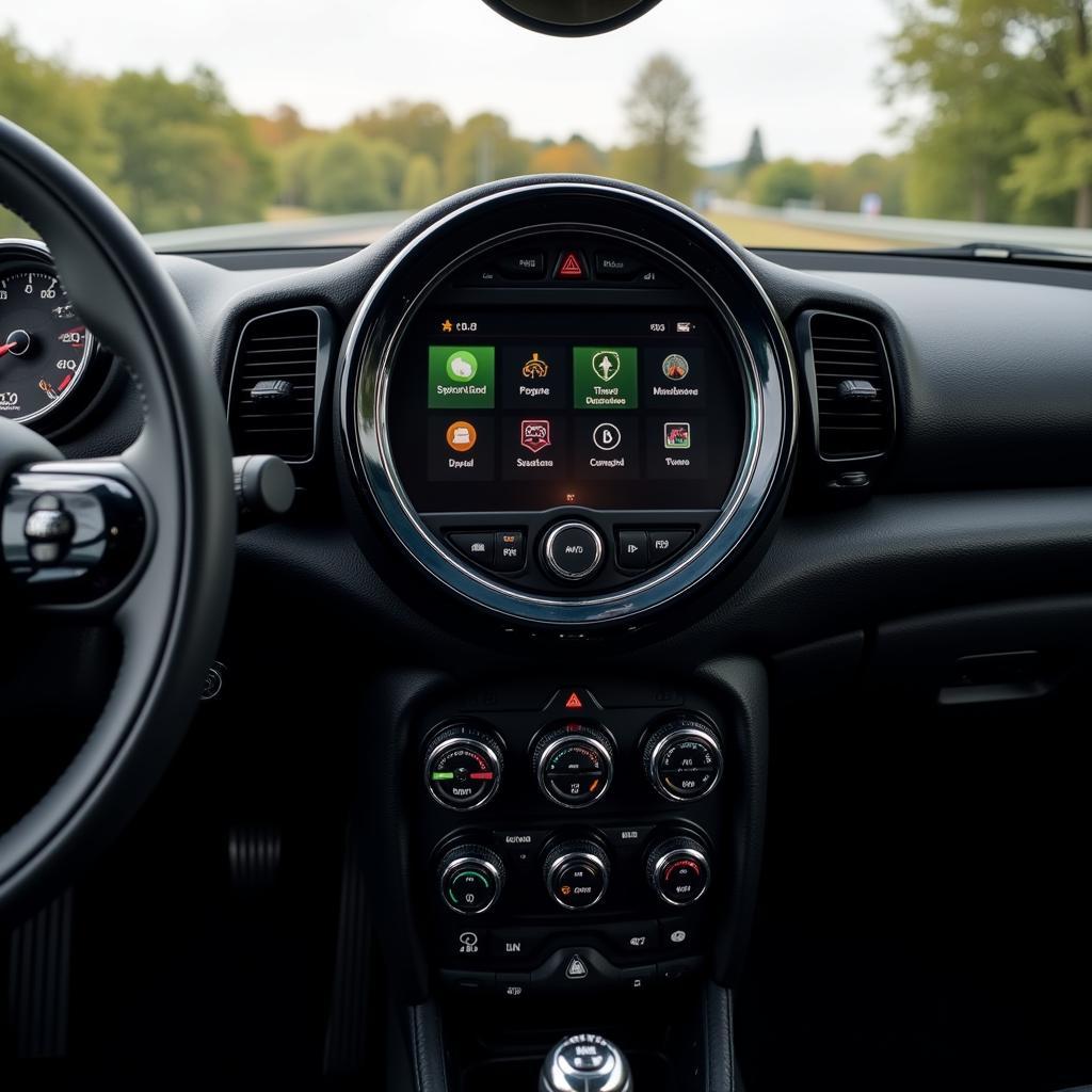 Mini Cooper Kombi mit modernen Technologien für Sicherheit