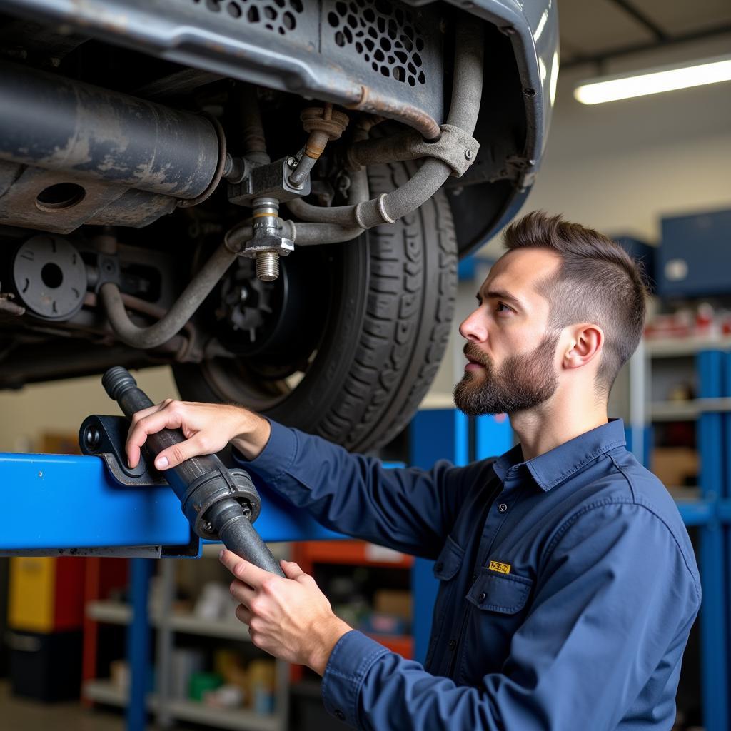 Mobile Kfz Hebebühne Gebraucht: Hydraulik prüfen