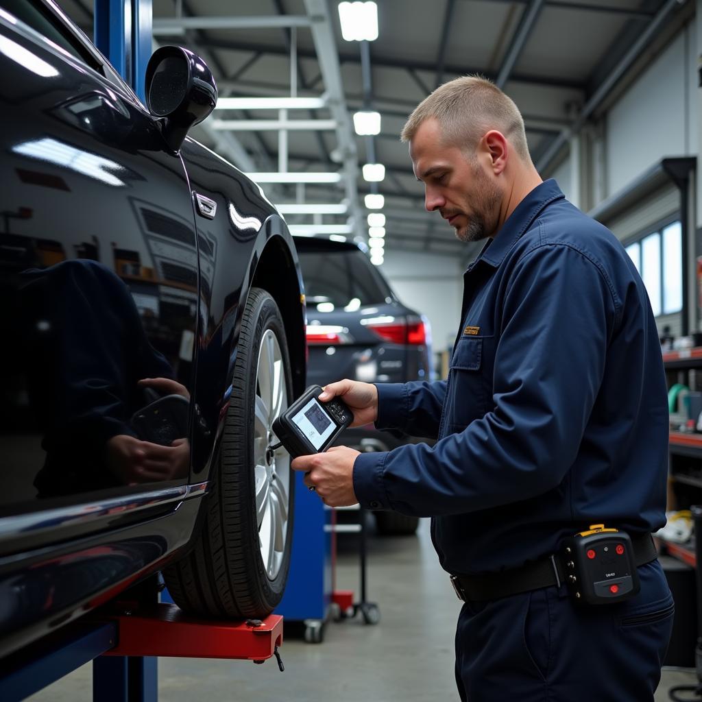 Moderne Diagnosegeräte in der Kfz-Werkstatt