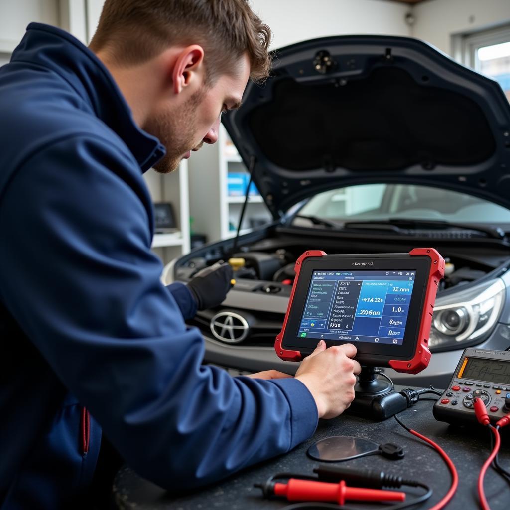 Moderne Diagnosegeräte für Autoreparaturen an der Osterstraße