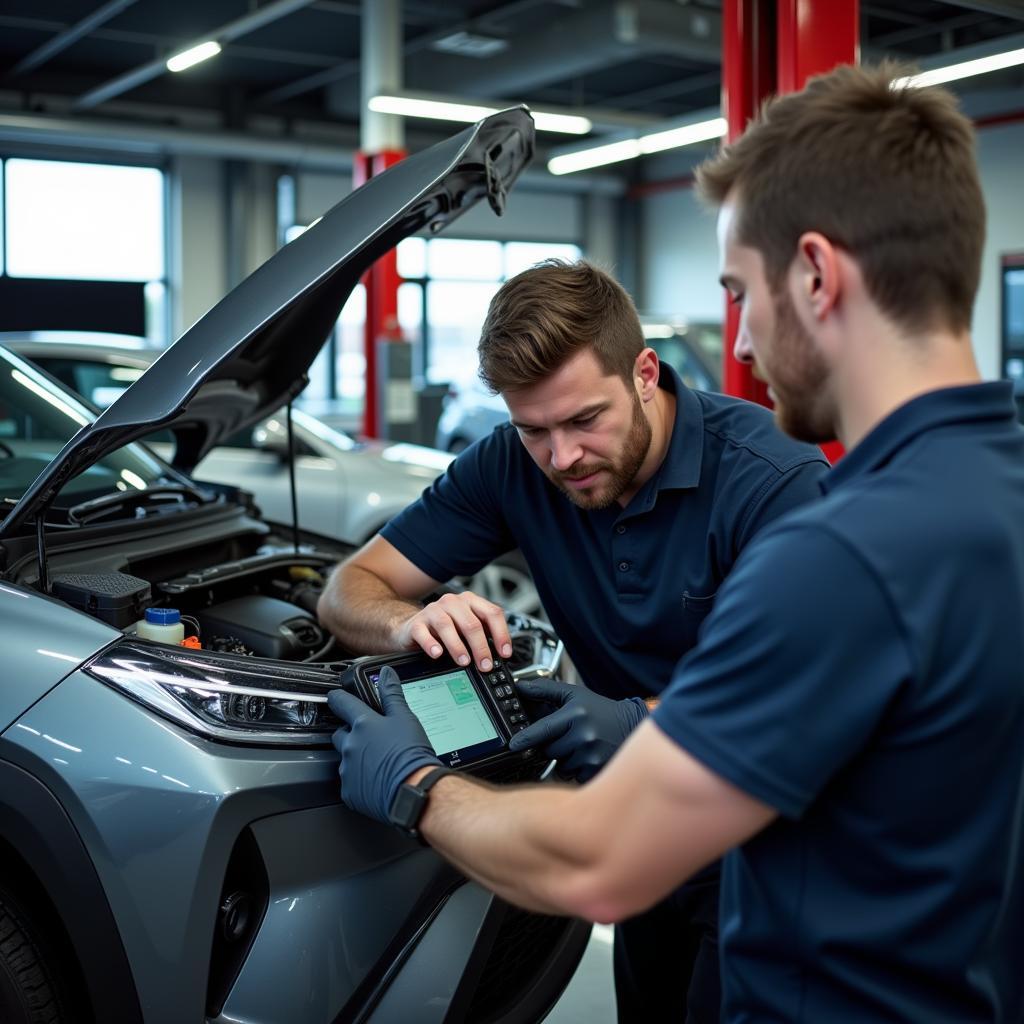 Moderne Kfz-Werkstatt in Bremen