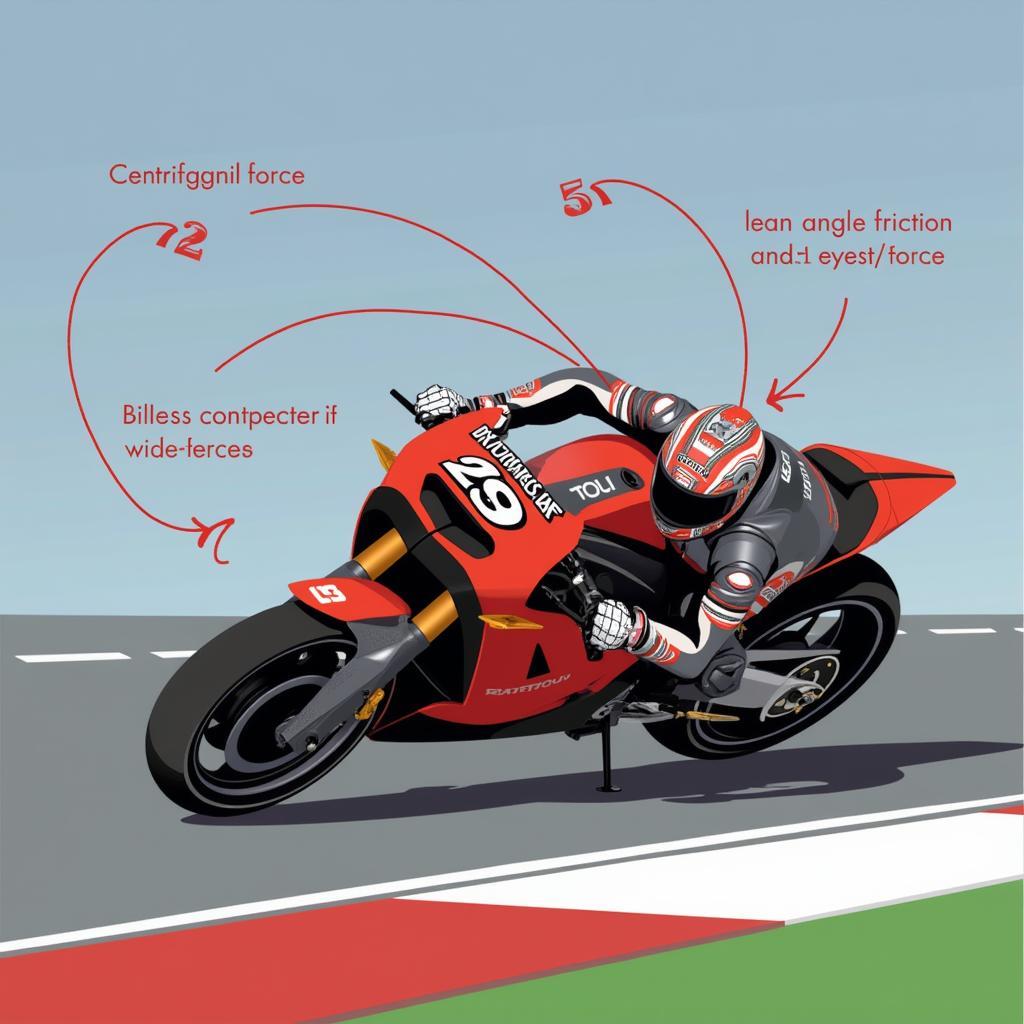 MotoGP Schräglage Physik