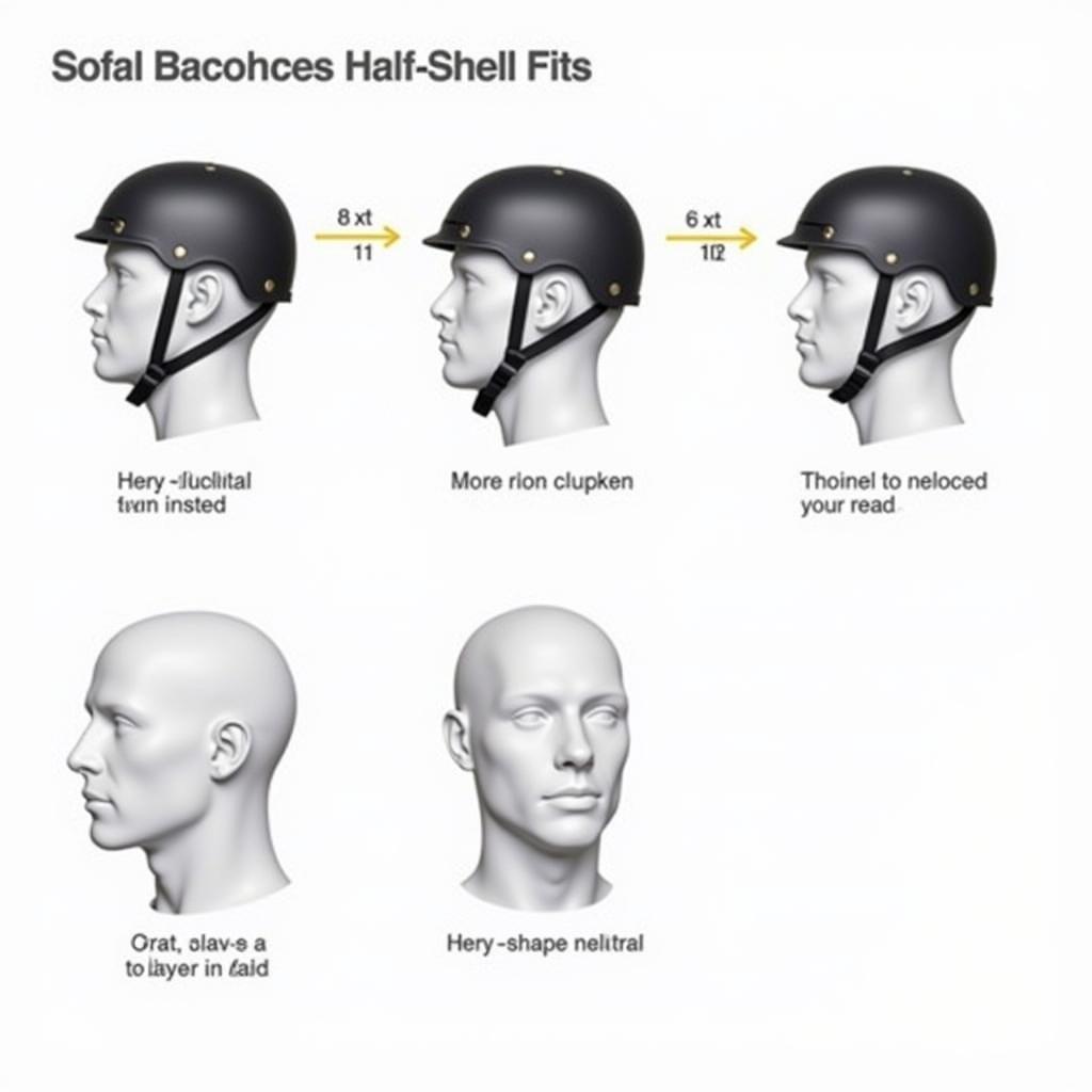 Die perfekte Passform eines Motorrad Halbschalenhelms