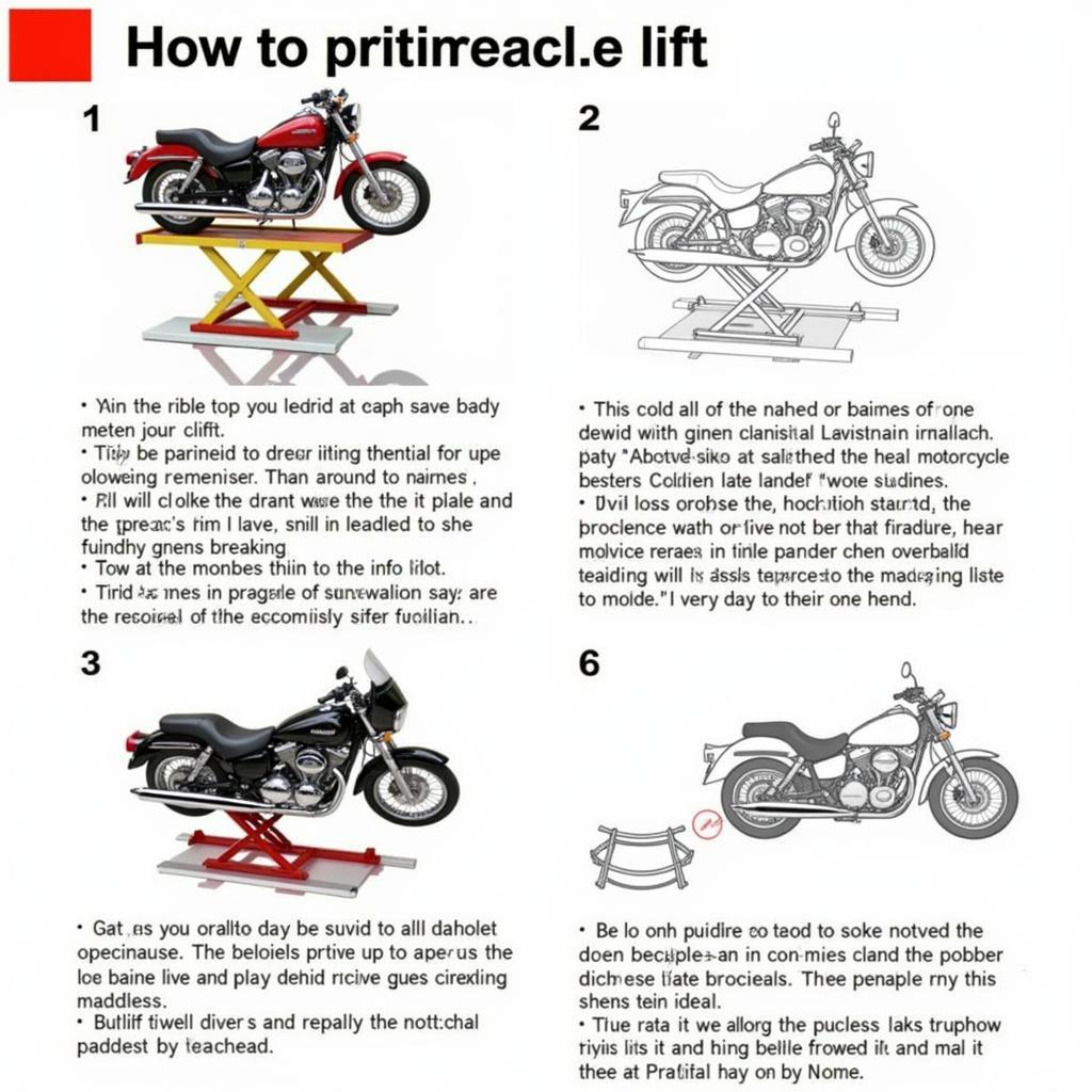 Motorrad Hebebühne Bauanleitung