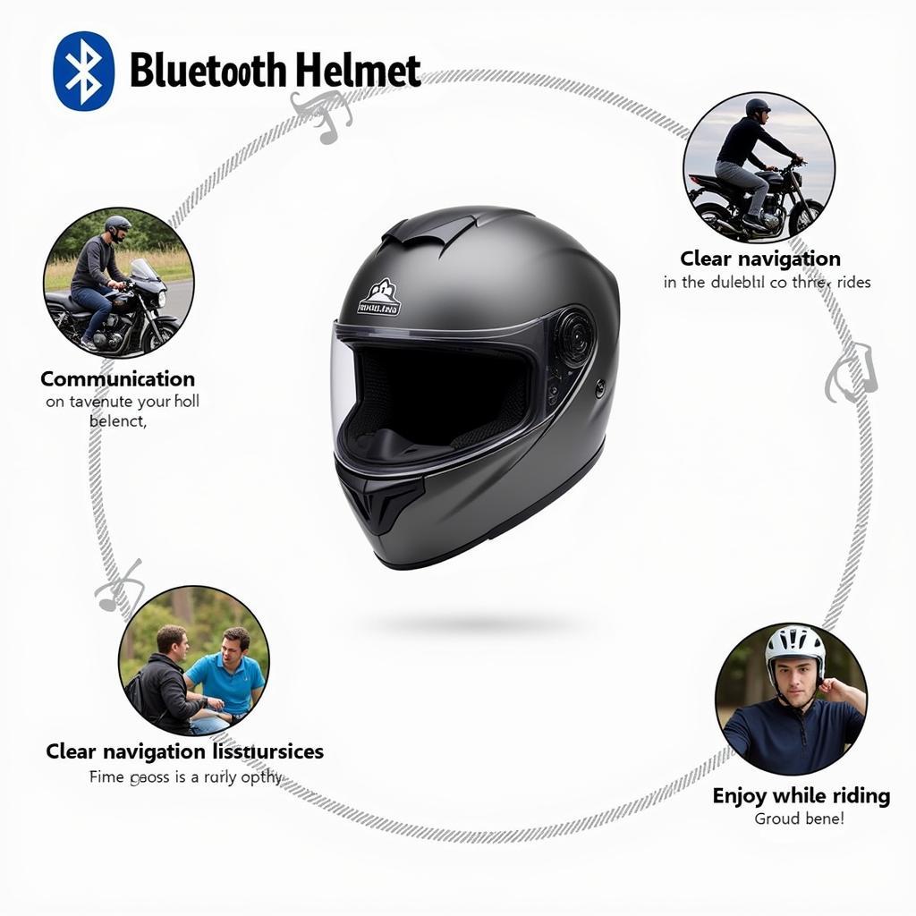 Vorteile eines Motorradhelms mit integriertem Bluetooth