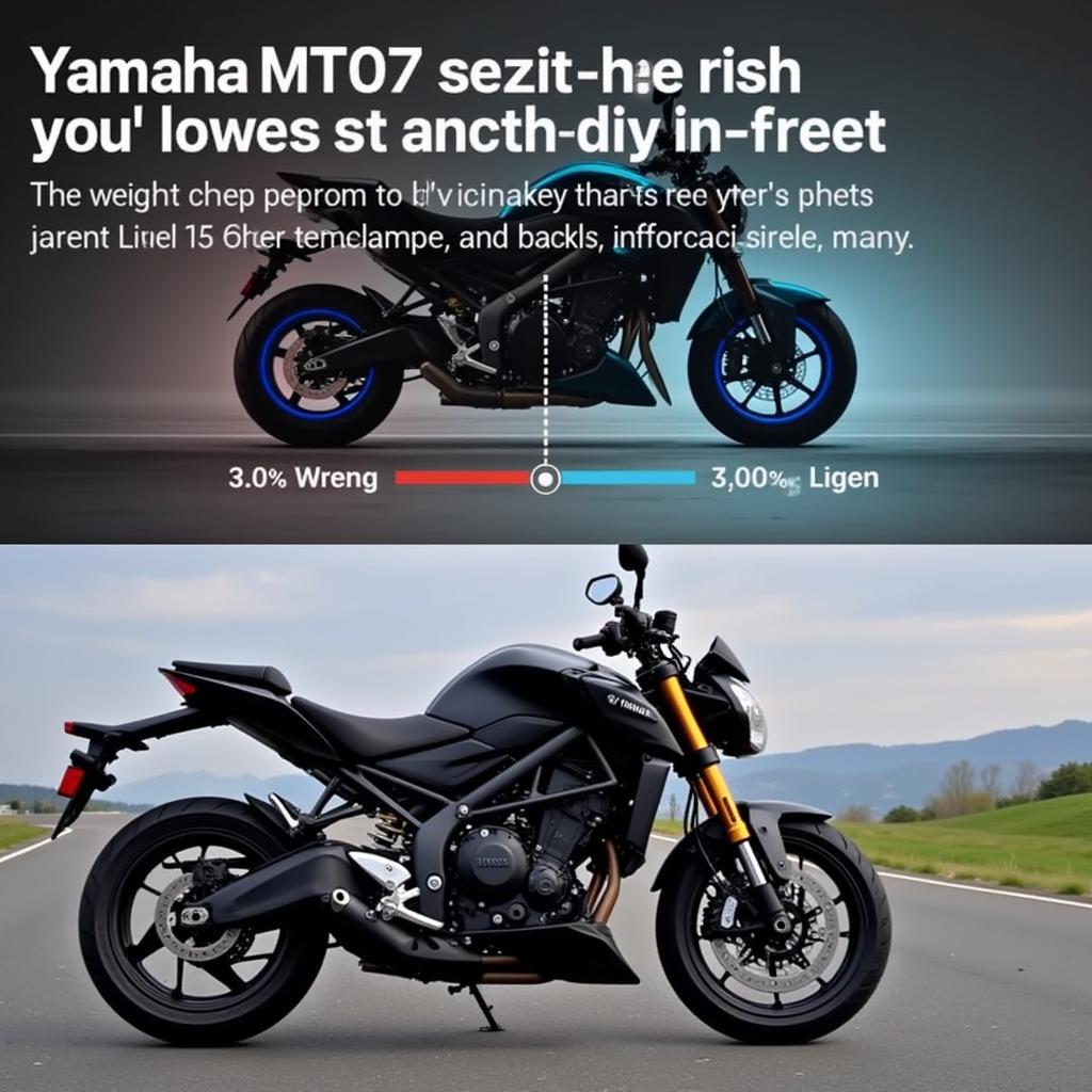 Einfluss des Gewichts auf den Bremsweg der Yamaha MT07