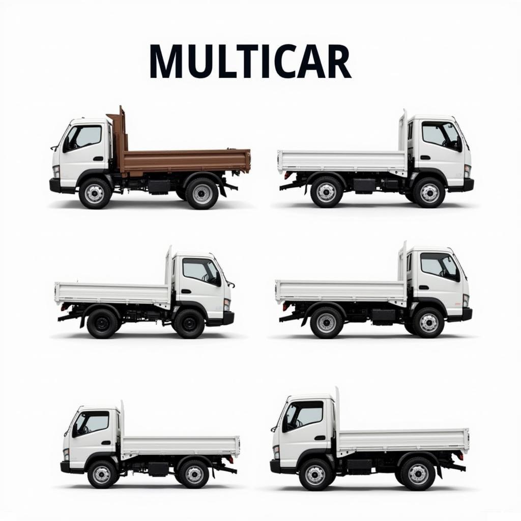 Multicar M25 Kipper und Pritschenwagen Varianten