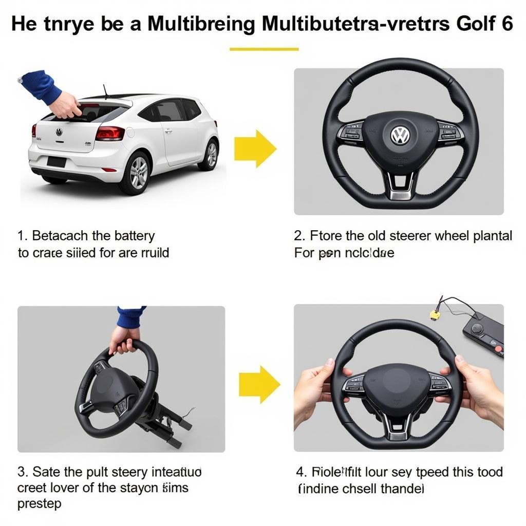 Schritt-für-Schritt-Anleitung zum Einbau des Multifunktionslenkrads im Golf 6