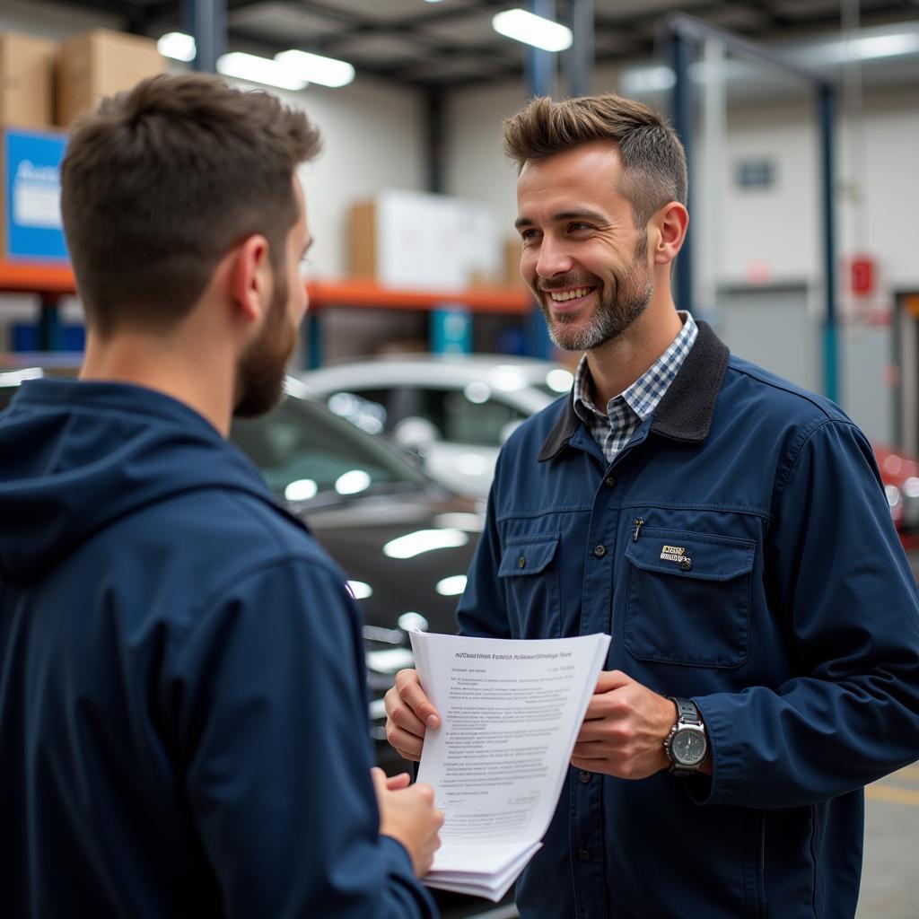 Umgang mit "n'ee" als Fehlerbeschreibung in der Autowerkstatt