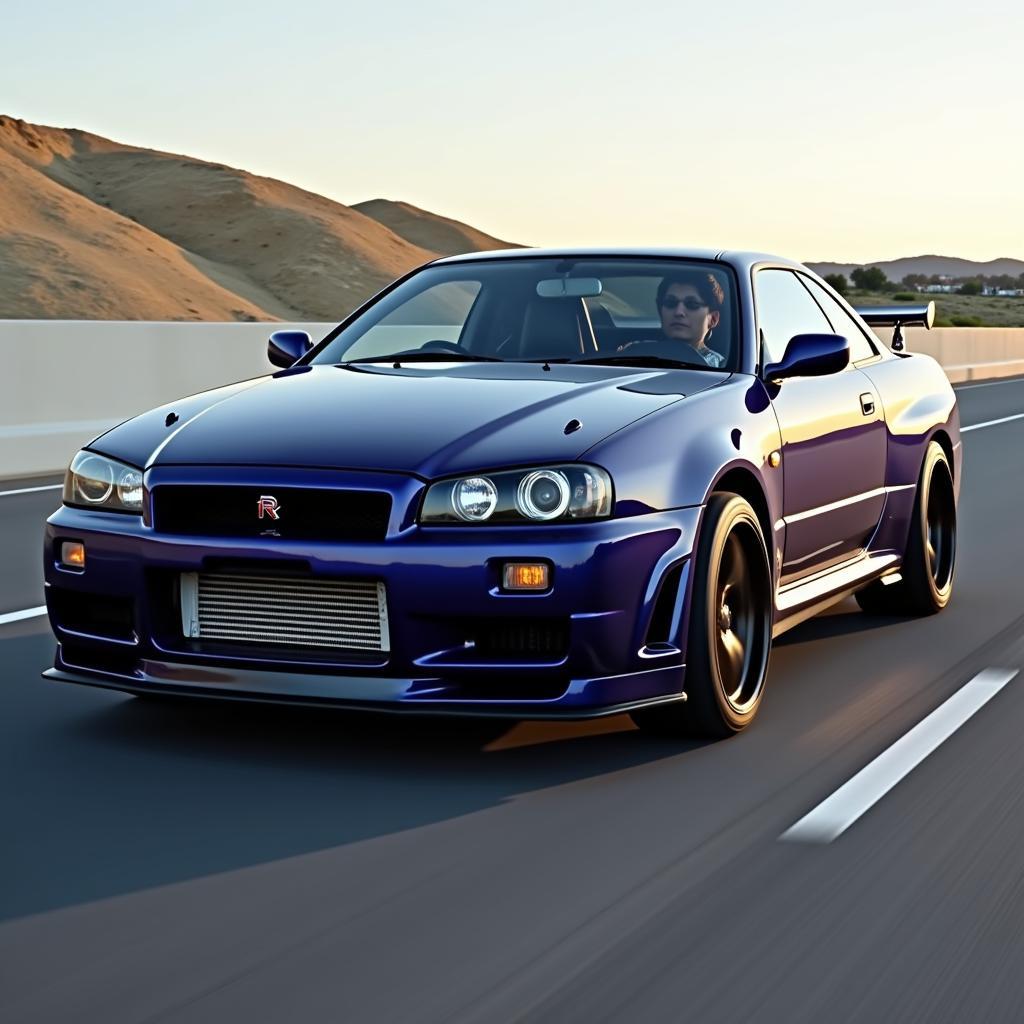 Der Nissan Skyline GTR R34 in "The Fast and the Furious"