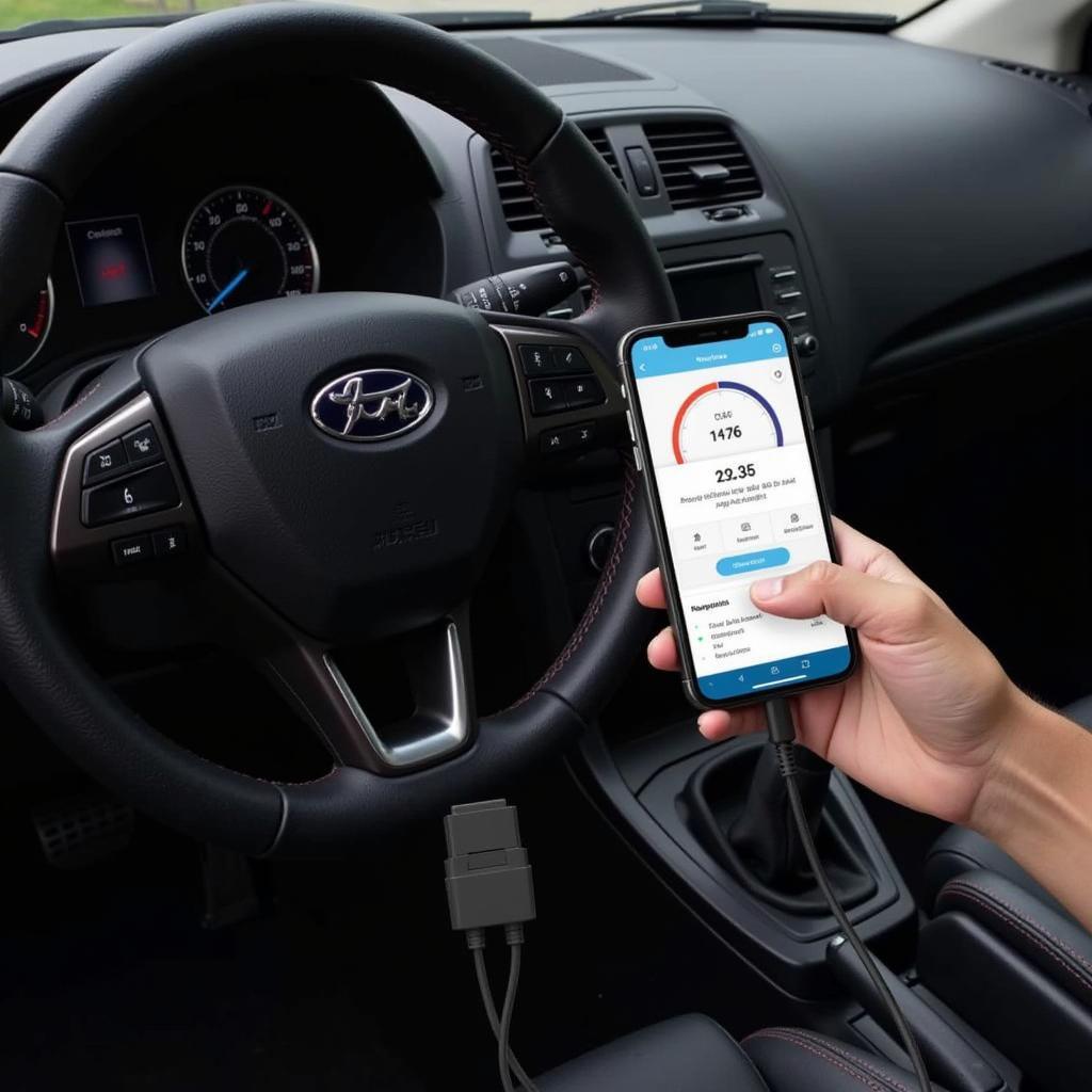 OBD2 App Verbindung mit Fahrzeug