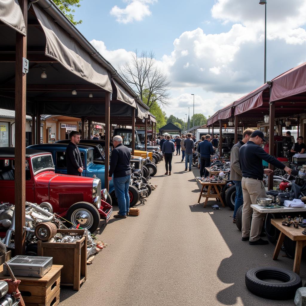 Oldtimertreffen Kressbronn 2023 Teilemarkt