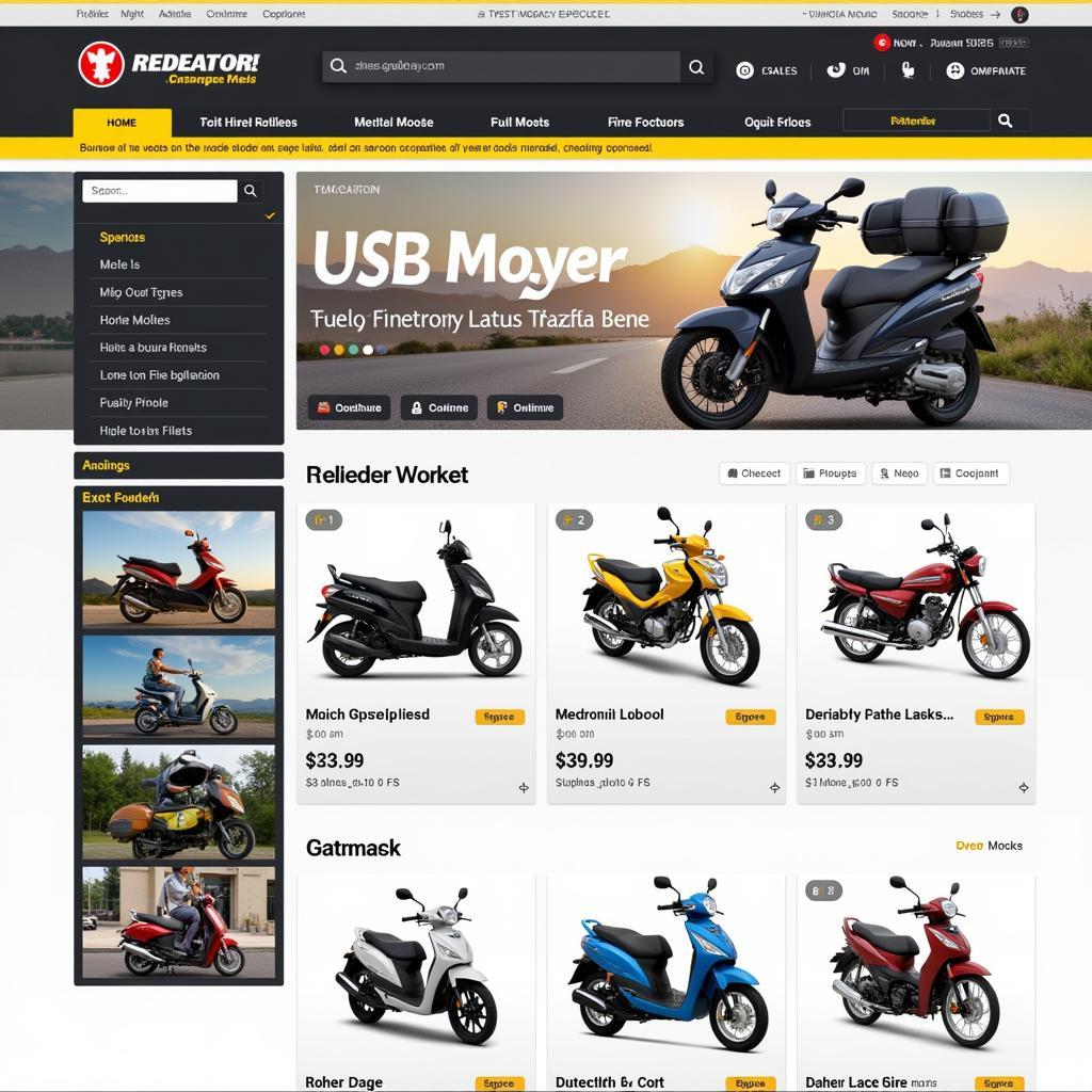 Online Moped Suche