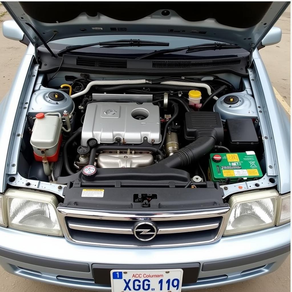 Opel Astra 1996 Motorraum