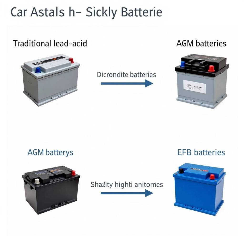 Verschiedene Batterietypen für den Opel Astra H