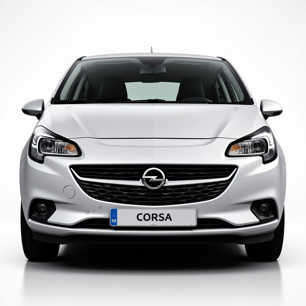 Frontansicht des Opel Corsa D Facelift