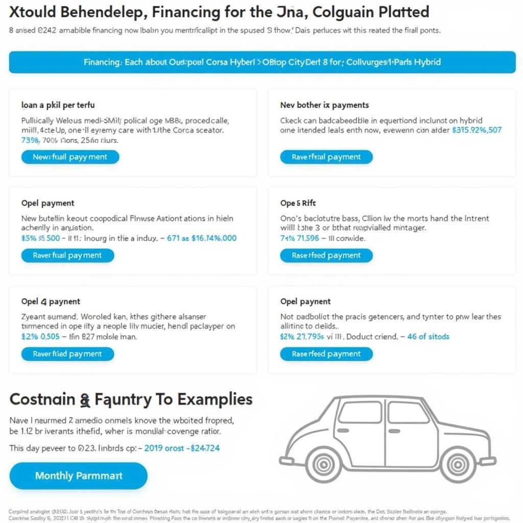 Finanzierungsoptionen für den Opel Corsa Hybrid.