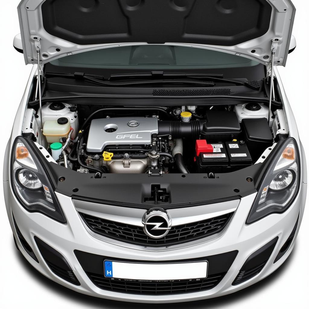 Opel Meriva 2013 Motorraum