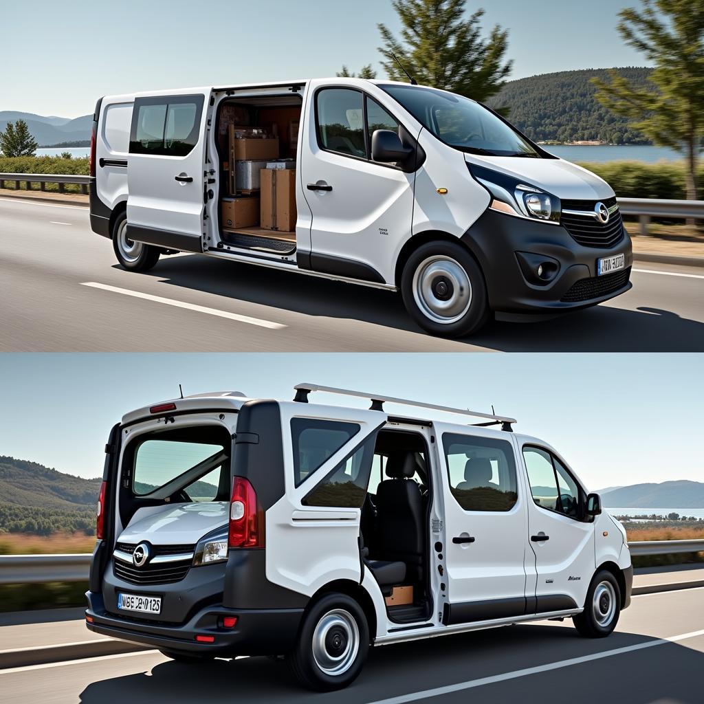 Opel Vivaro Combi für den gewerblichen Einsatz