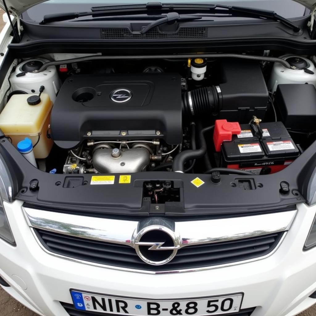 Opel Zafira 2009 Motorraum