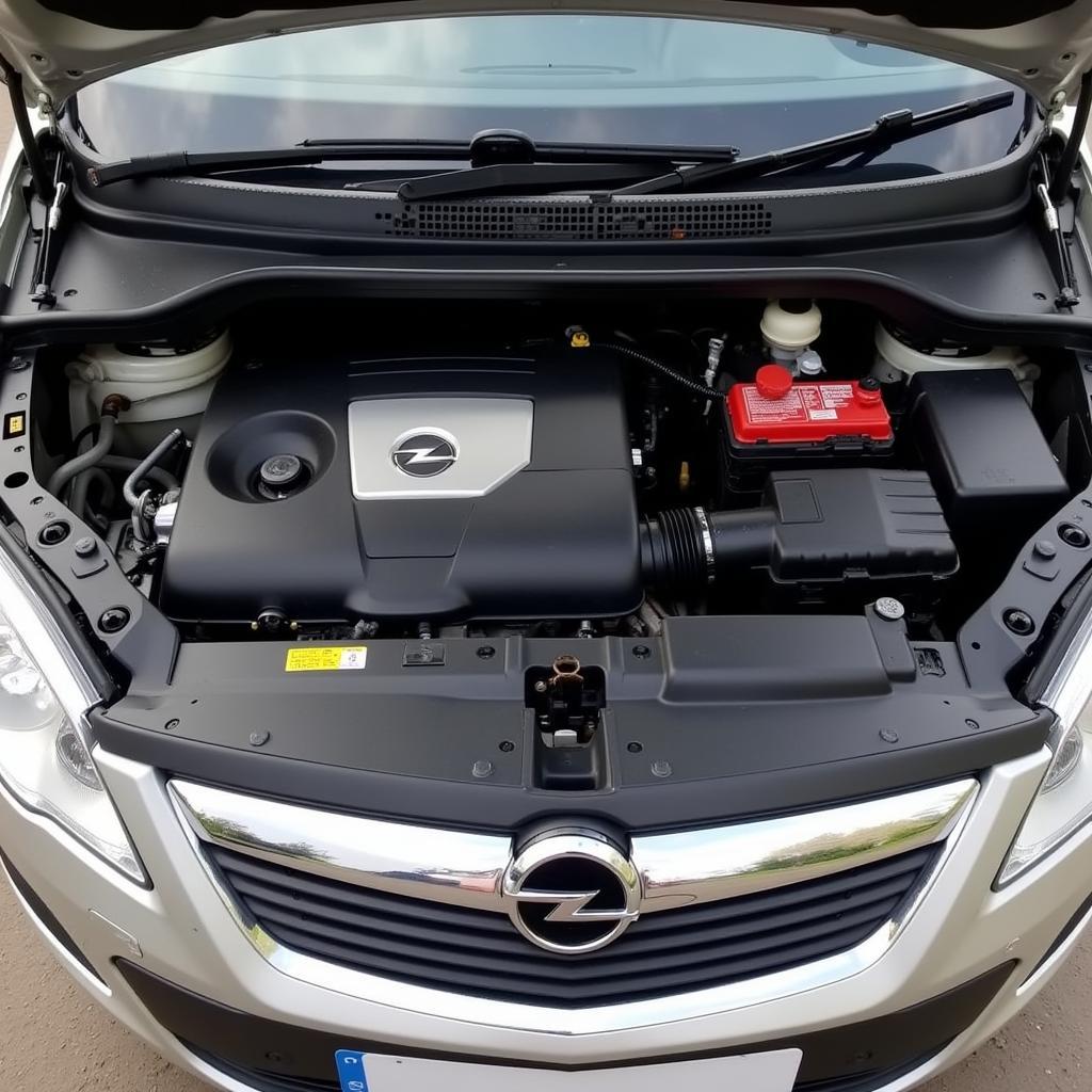 Opel Zafira 2014 Motorraum