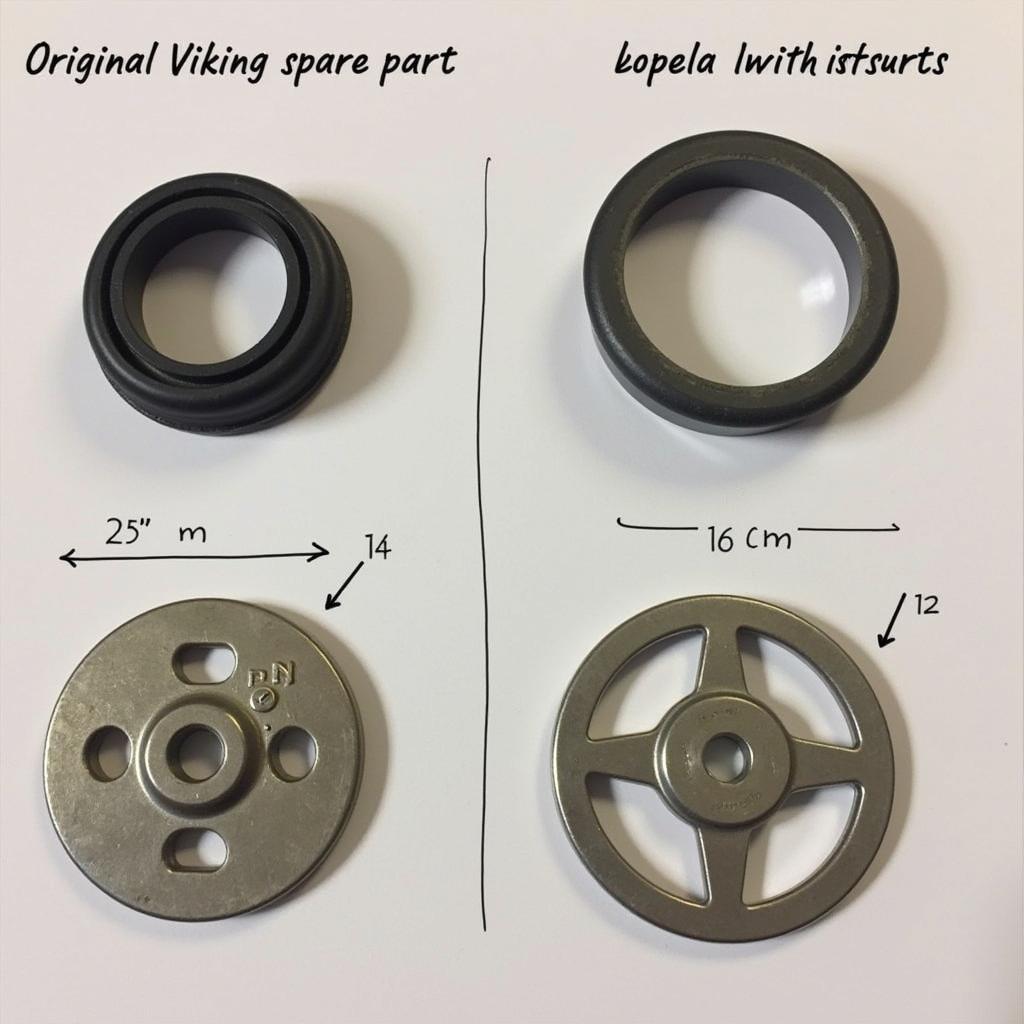 Original vs. Nachbau Viking Rasentraktor Ersatzteile