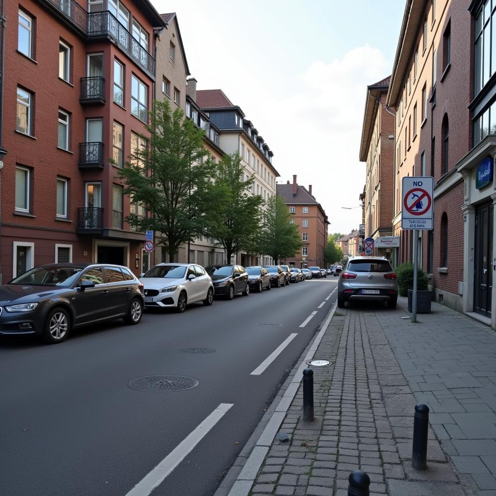 Parken am Straßenrand AndreasKreuz