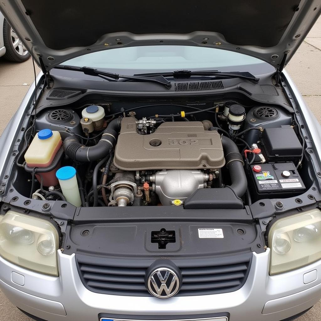 VW Passat 2002 Motorraum