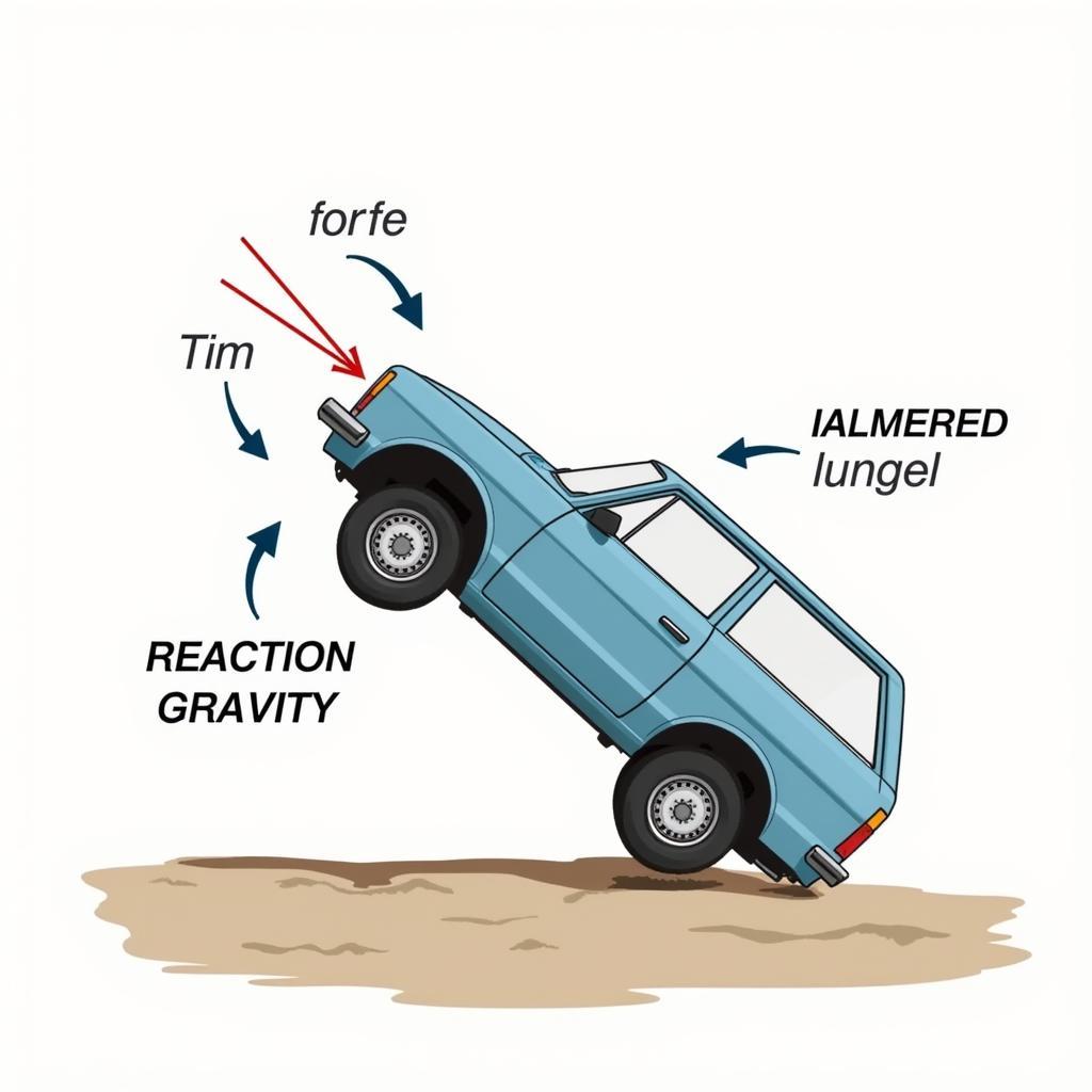 Physik des Wheelie