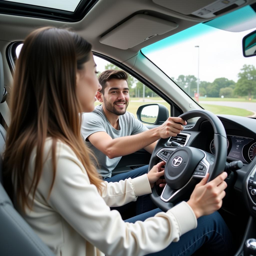 Begleitetes Fahren auf dem PKW-Übungsplatz Iserlohn