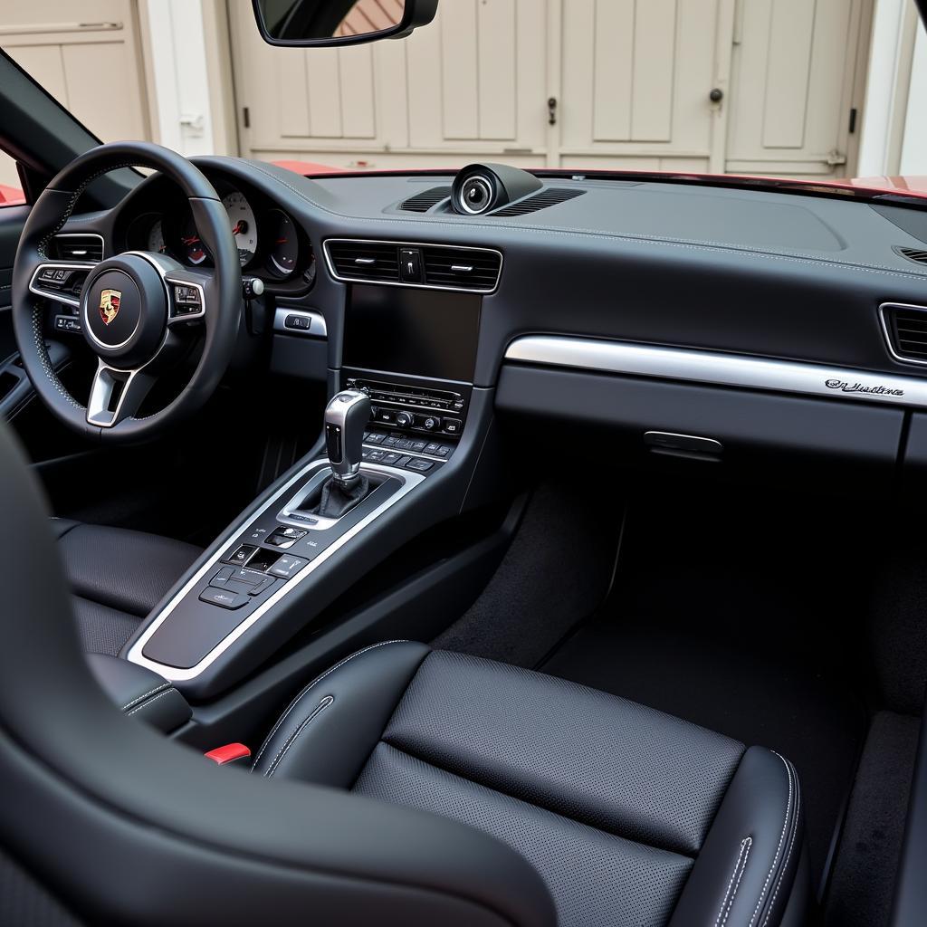 Porsche 992 GTS Cabrio Innenraum