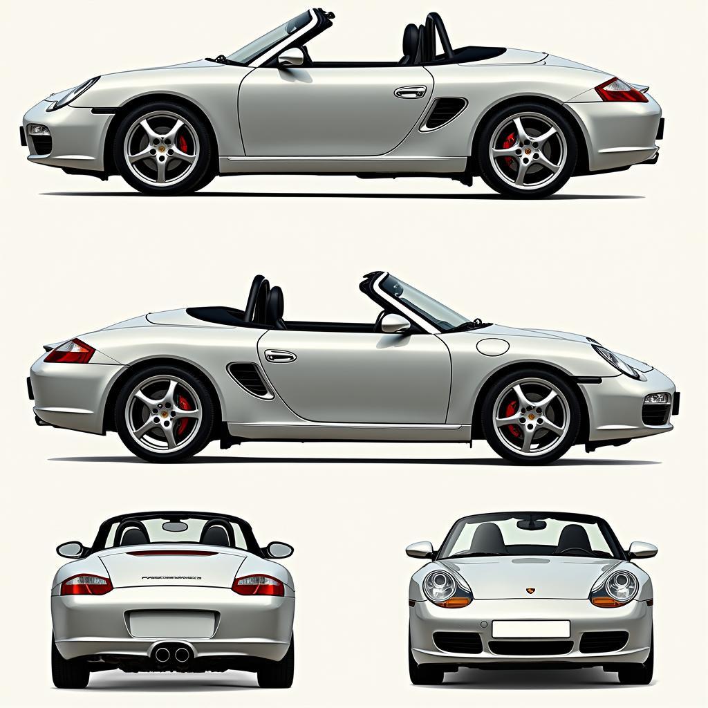 Porsche Boxster S 987 Modell im Detail