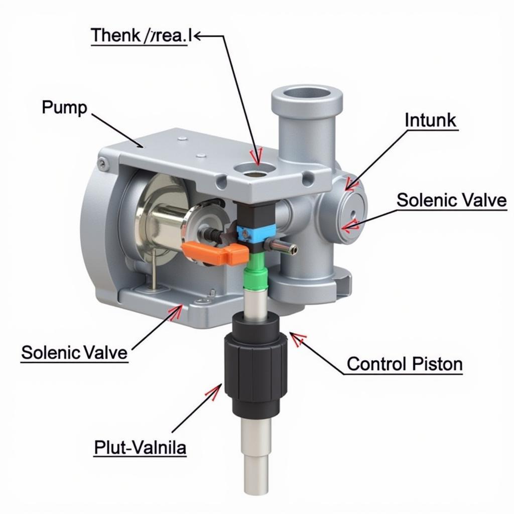 Aufbau eines Pumpe Düse Elements