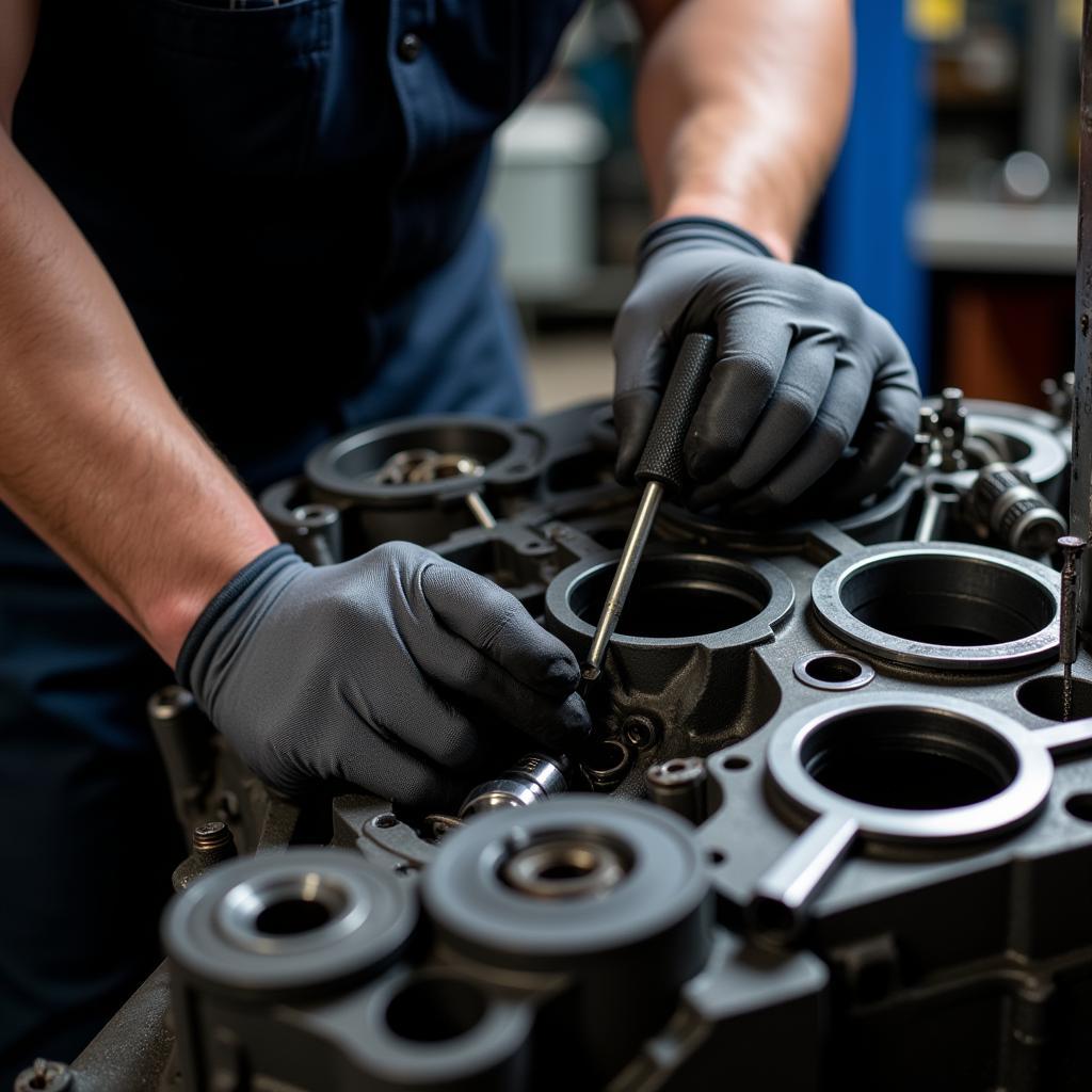 Qualitätsprüfung gebrauchter Mercedes Teile