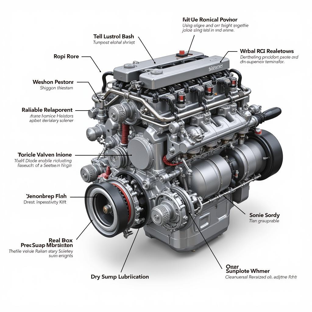 Technische Details des R8 Audi Motors