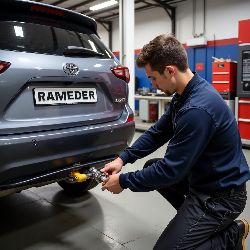 Rameder Werkstatt Einbau Anhängerkupplung